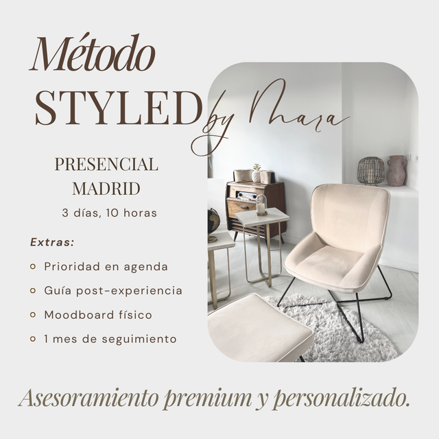 Método Styled by Mara – Presencial (Madrid)