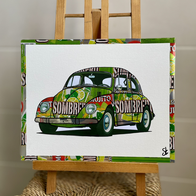 Tableau coccinelle vw vintage 