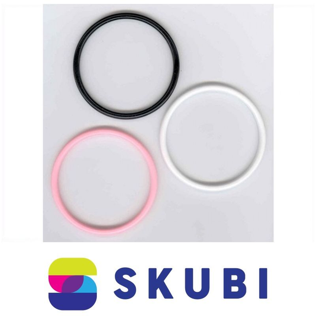 RETRO NÁRAMKY PLASTOVÉ - PEVNÉ, NEOHEBNÉ - 7.6 CM - SADA 3 KS (č. 308)