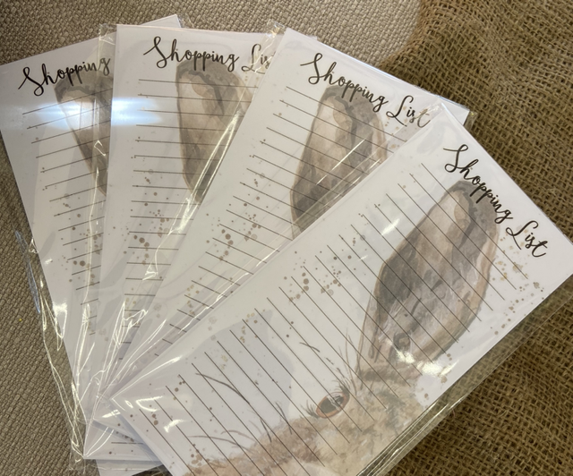 Hare Shopping List Notepad 