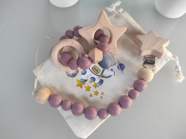 Conjunto mordedor y sonajero