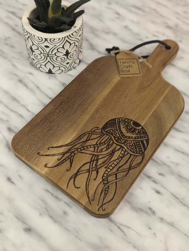 Acacia paddle &#039;JELLY FISH&#039; (S)