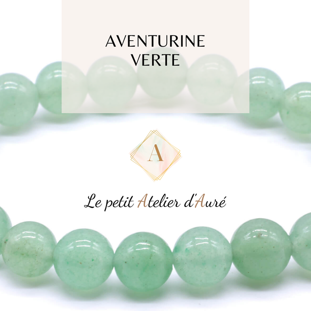 Aventurine Verte : Bracelet en pierres naturelles sur mesure