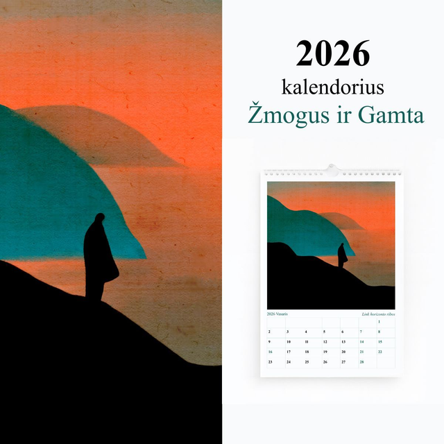 2026 Kalendorius „Žmogus ir Gamta“