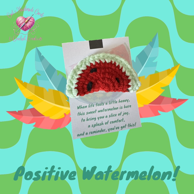 Positive Watermelon - Crochet
