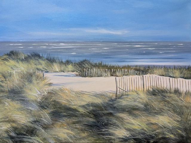 Greatstone beach Giclee print 