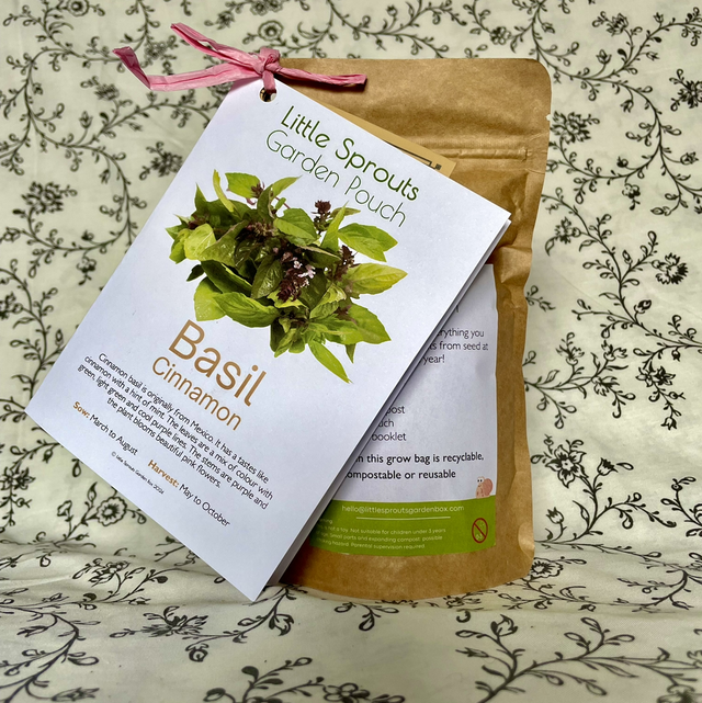 Basil Cinnamon Growbag Pouch