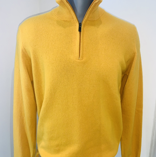 Pull col zippé laine/cachemire Privati Firenze