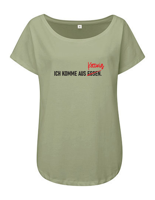 Women´s Loose Fit T-Shirt - Ich komme aus Kettwig - Olive