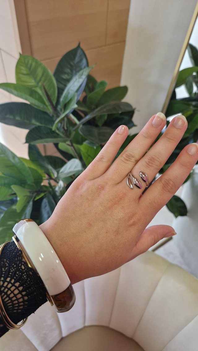 Bague Amaya argenté