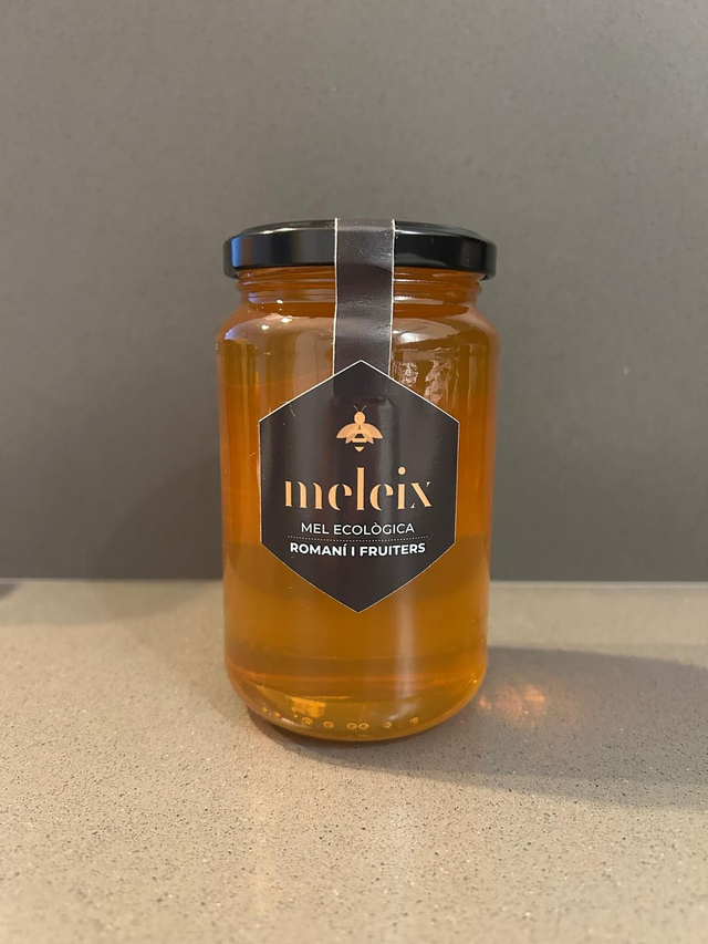 Mel ecològica de romaní i fruiters