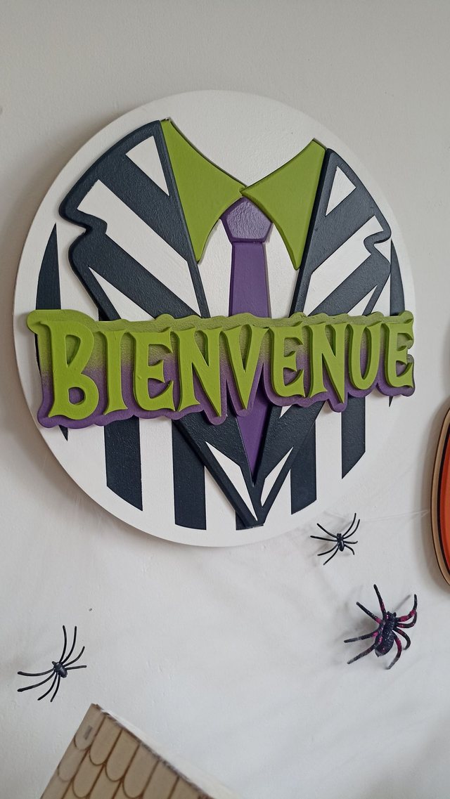 Plaque de porte Beetlejuice