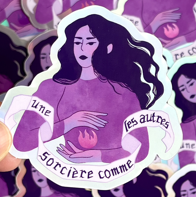 Sticker une sorcière comme les autres 