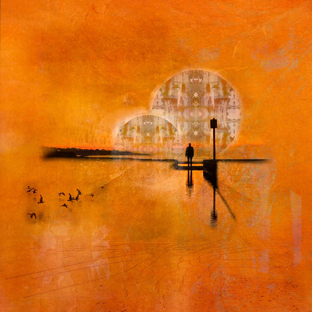 Where the Sea Meets Thought - Image size 10" x 10"   