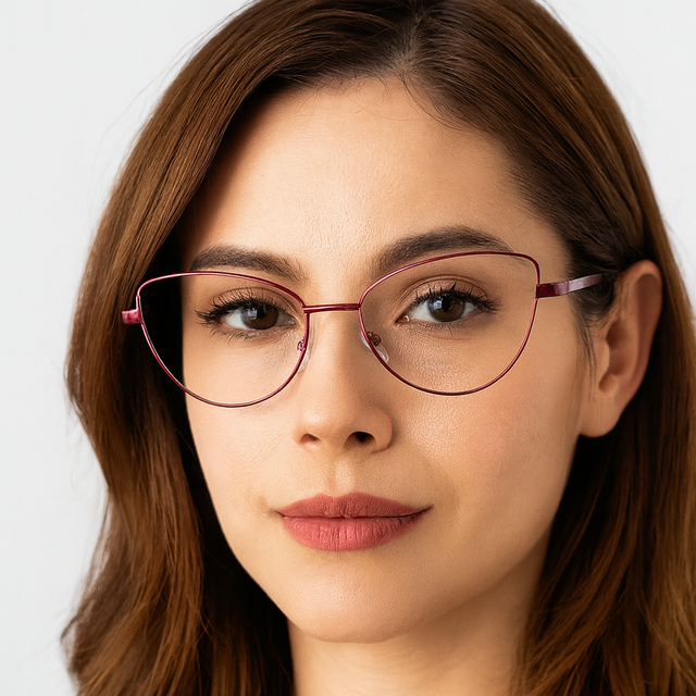 Armazón Cat-eye metálico LeGiro PZ-22001