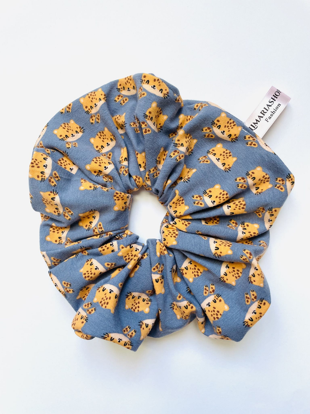 Leopard Scrunchie
