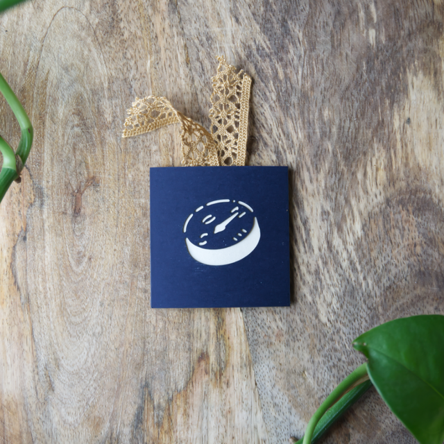 Mini-Carte Heroic Fantasy "Boussole" (5 x 5 cm)