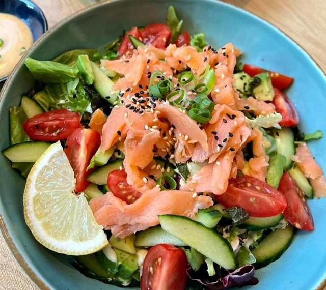 Salade de saumon / Zalm salade