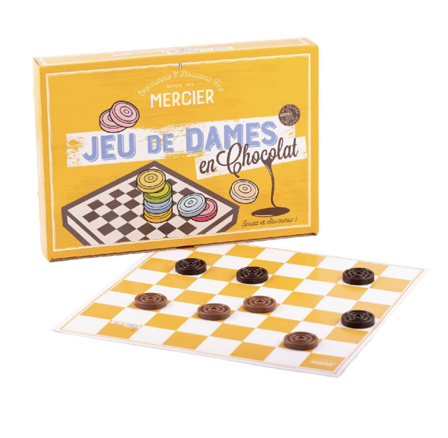 JEU DE DAMES Chocolat au lait et noir - 260g