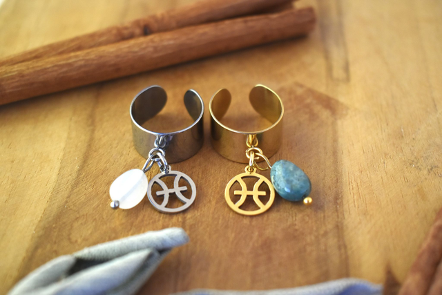 Bague Astro Poissons – Rêve et Intuition