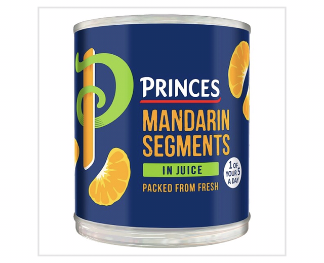 Princes Mandarin Segments in Juice 298g