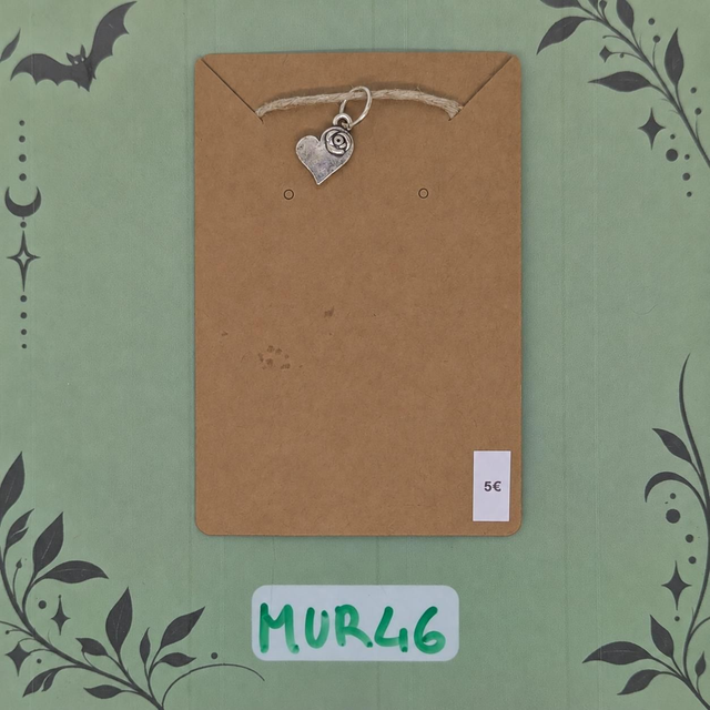 MUR46 Pendentif Coeur 