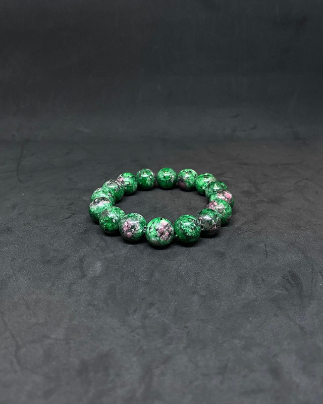 Bracelet pierre naturelle Rubis zoisite