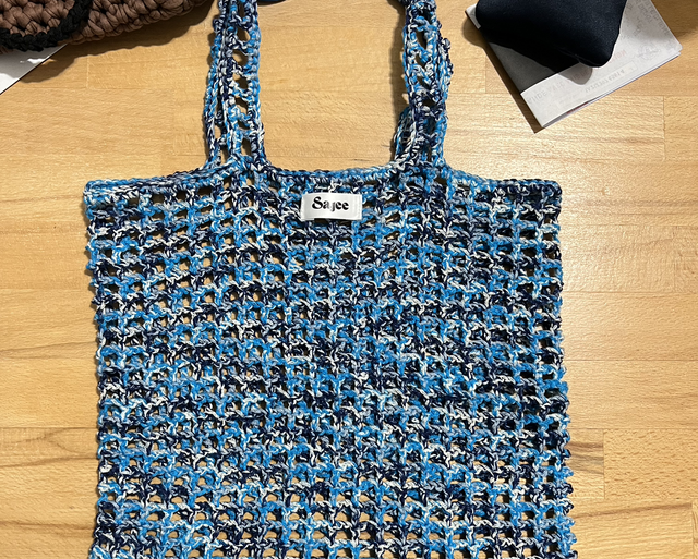 Tote bag bleu