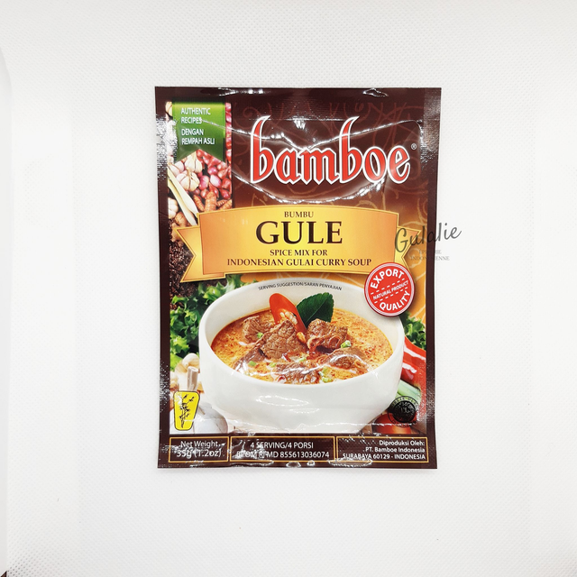 BAMBOE Bumbu Gule - Préparation de Soupe de Curry Rouge