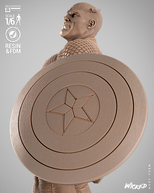 Statue CAPTAIN AMERICA série comics