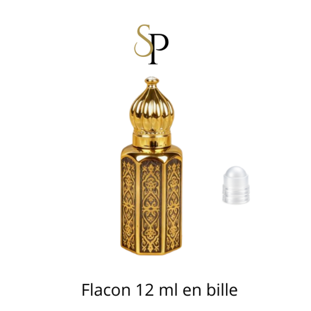 Flacon marron 12ml en bille