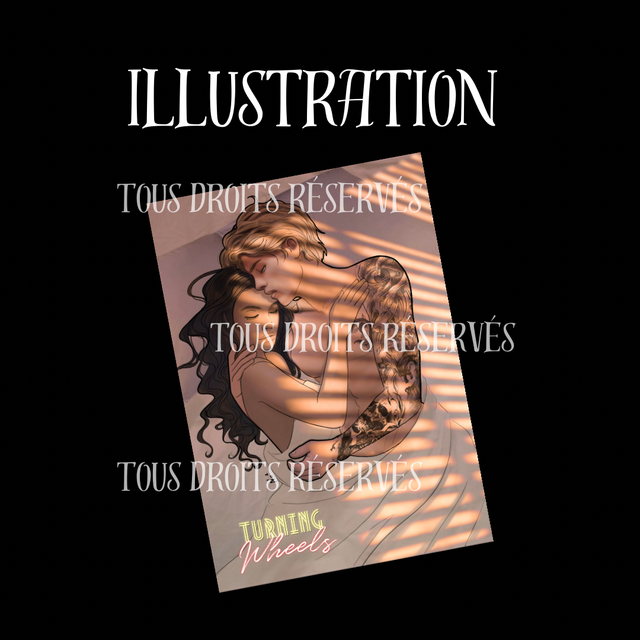 Illustration Turning wheels