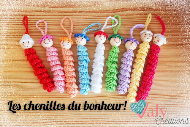 Chenille du bonheur (sur commande)