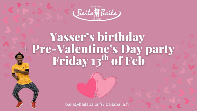 Yasser's Birthday &amp; Pre-Valentines Party FRI 13.2.