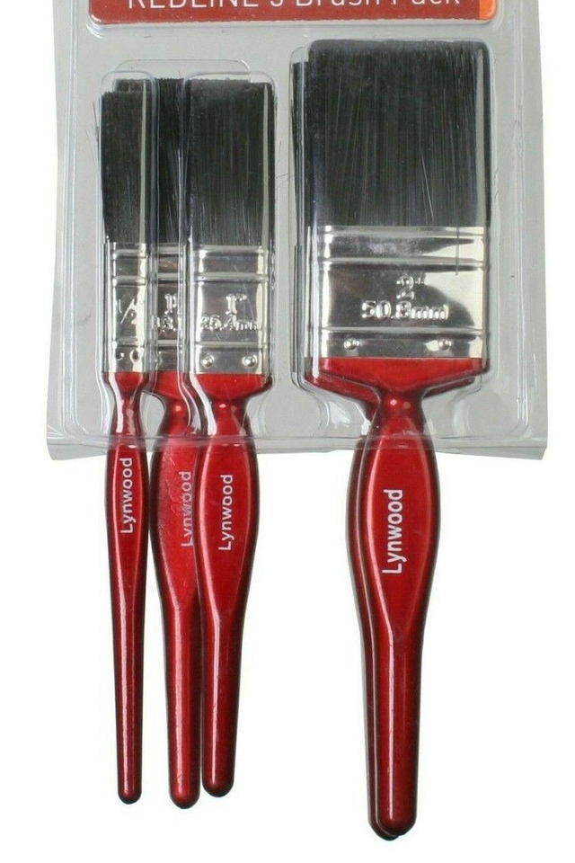 5 Paint Brush Fine Brushes Set Advanced Bristles Decorating DIY Painting