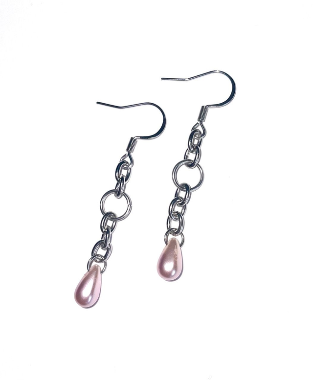 &#039;cyber mermaid #8&#039; earrings