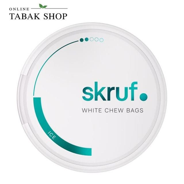 Skruf Snus White Chew Bags Ice Medium (Bag 2) 17g Dose