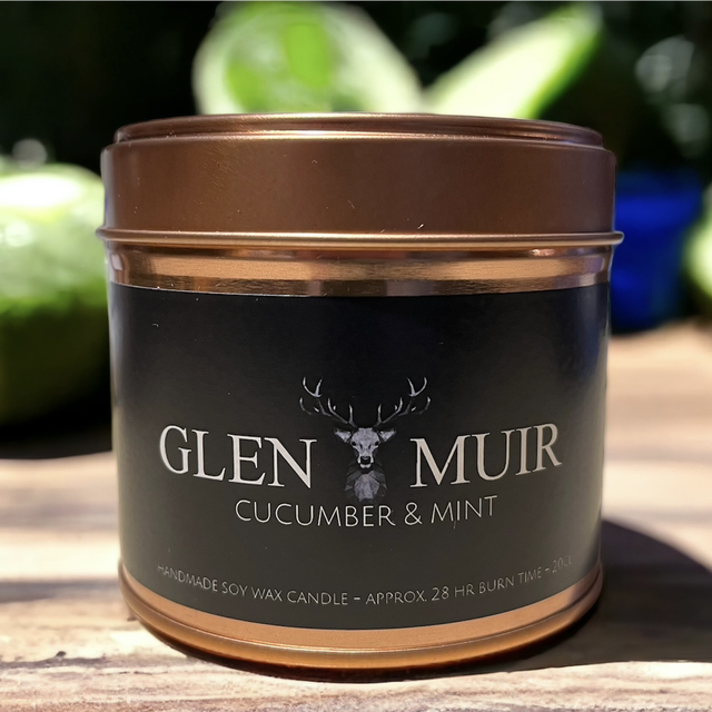 Cucumber &amp; Mint - Soy Candle