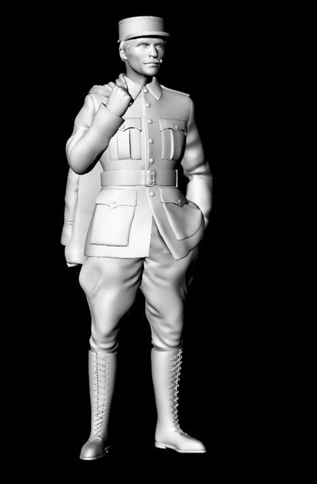 3Dimontis - WW1 French Pilot