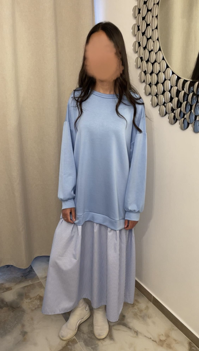 Robe Pull Bleu