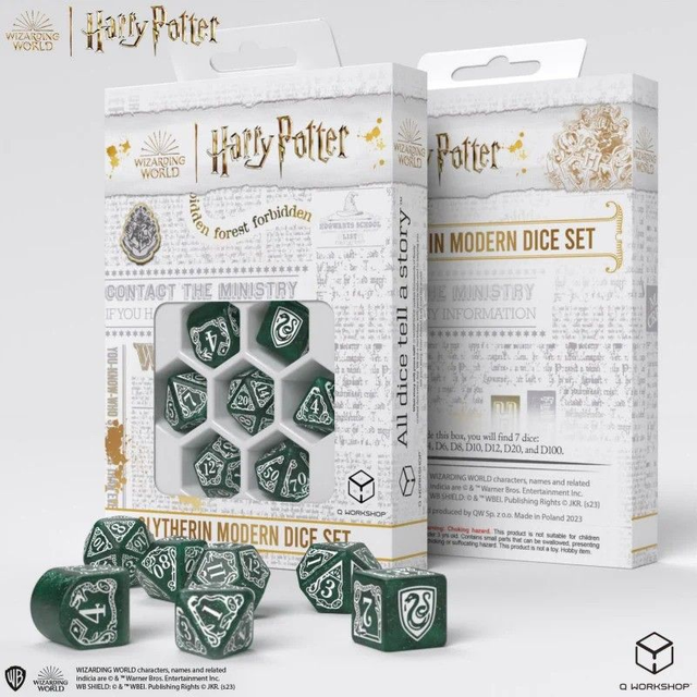 Harry Potter: Slytherin Dice Set