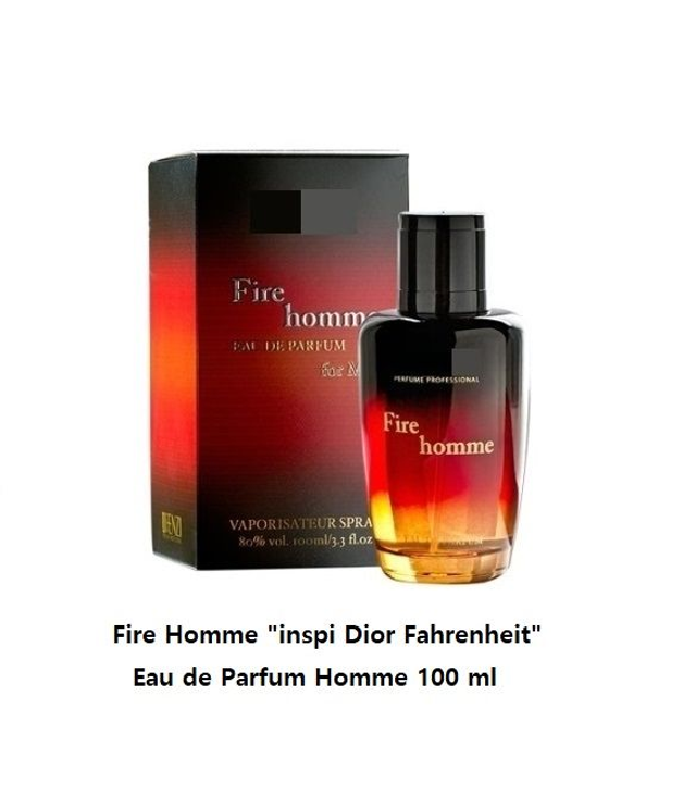 Fahnenhomme "inspiration Dior Fahrenheit" Eau de Parfum Homme 100 ml