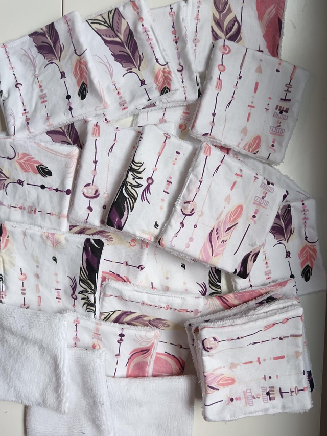 Le lot de 10 cotons lavables 