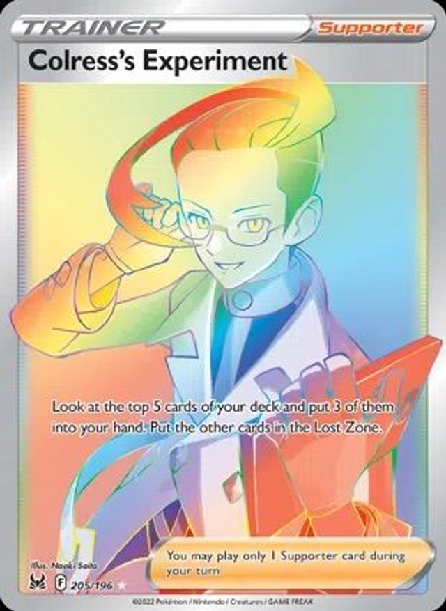 Colress&#039;s Experiment - 205/196 (Rainbow Rare)