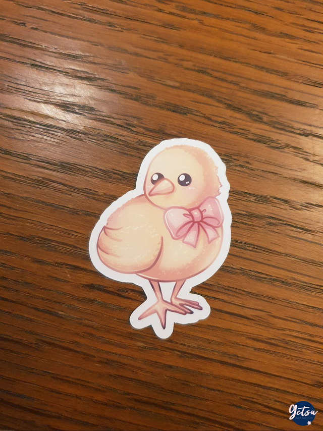 Sticker poussin de Pâques
