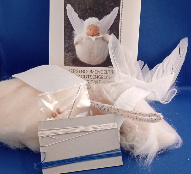 Witte engel: Kerstboomengeltje