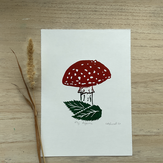 Fly Agaric LinonPrint