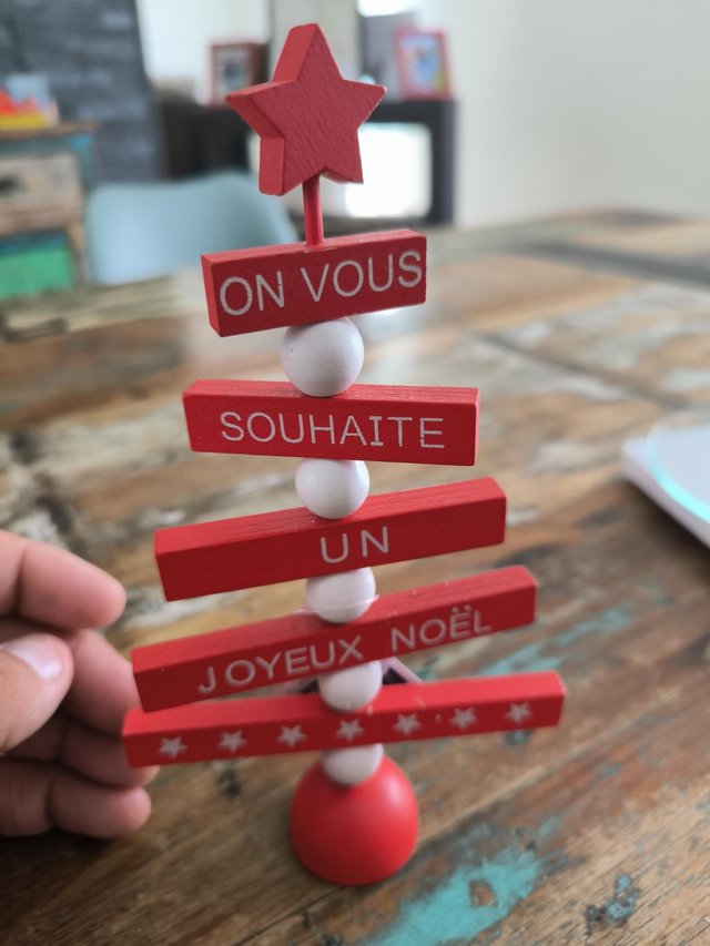 ARBRE DE NOËL PERSONNALISABLE 