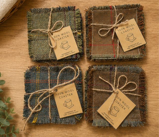 Heritage Wool Tartan Coasters (Set of 4)