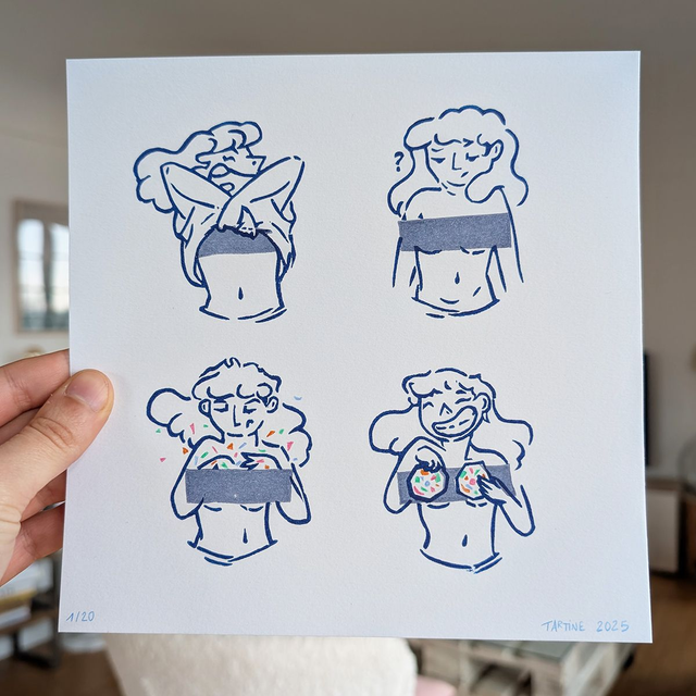 Linogravure originale